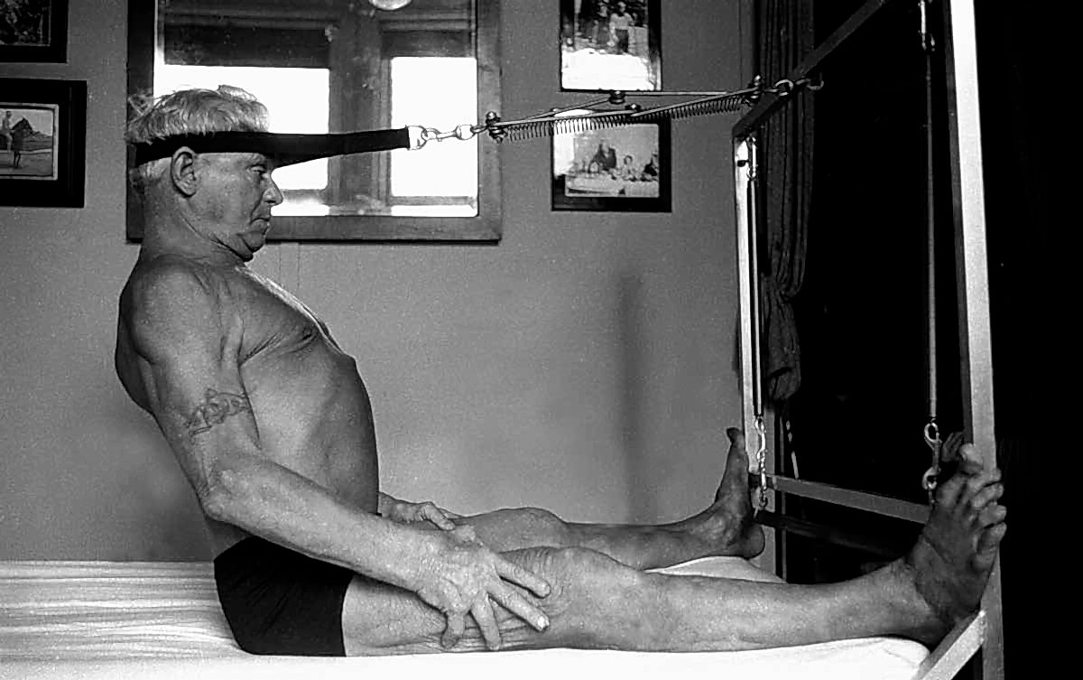 Joseph Pilates on Reformer